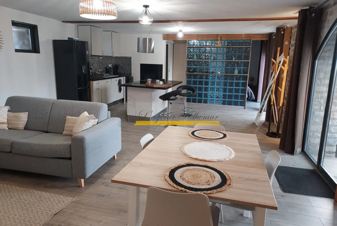 À vendre : Maison rénovée de 59 m2 avec terrasse à Montélimar 