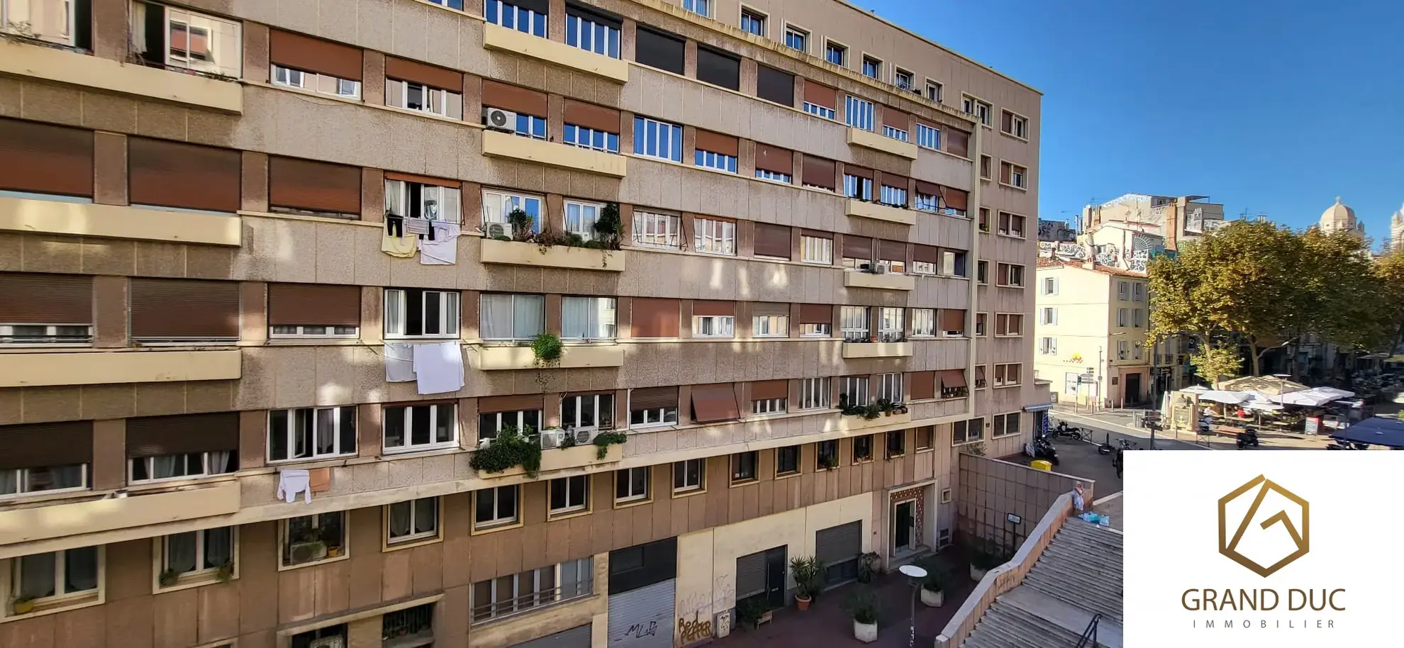 À vendre : Appartement de 52 m², 2 pièces, Rue Caisserie - Marseille 