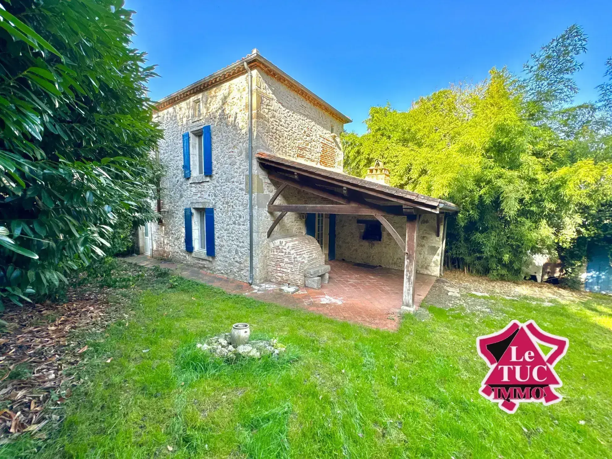 Maison en pierre 3 chambres à vendre à Penne d’Agenais 