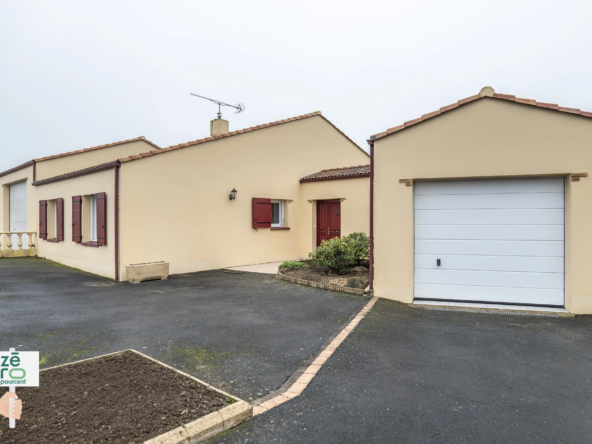 Maison de plain-pied à Treize-Septiers - 3 chambres et 2 garages