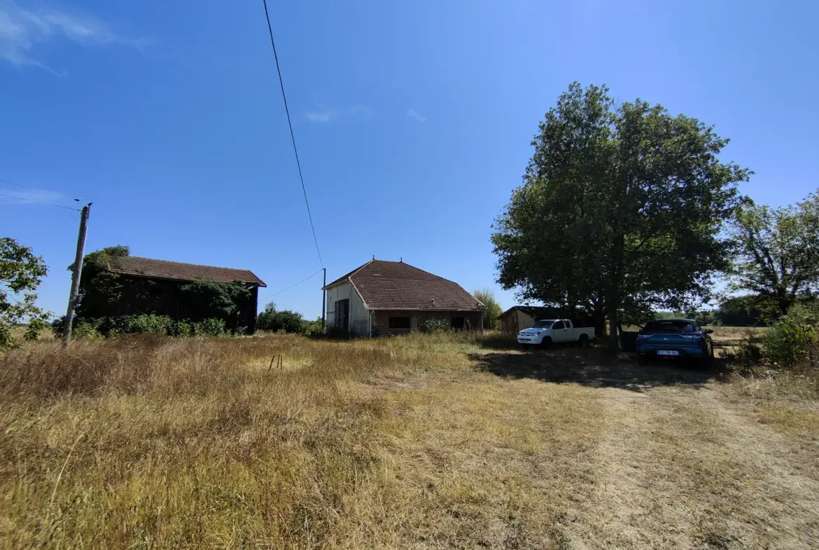 Maison en Pierre à Rénover à 10 Minutes de Langon 