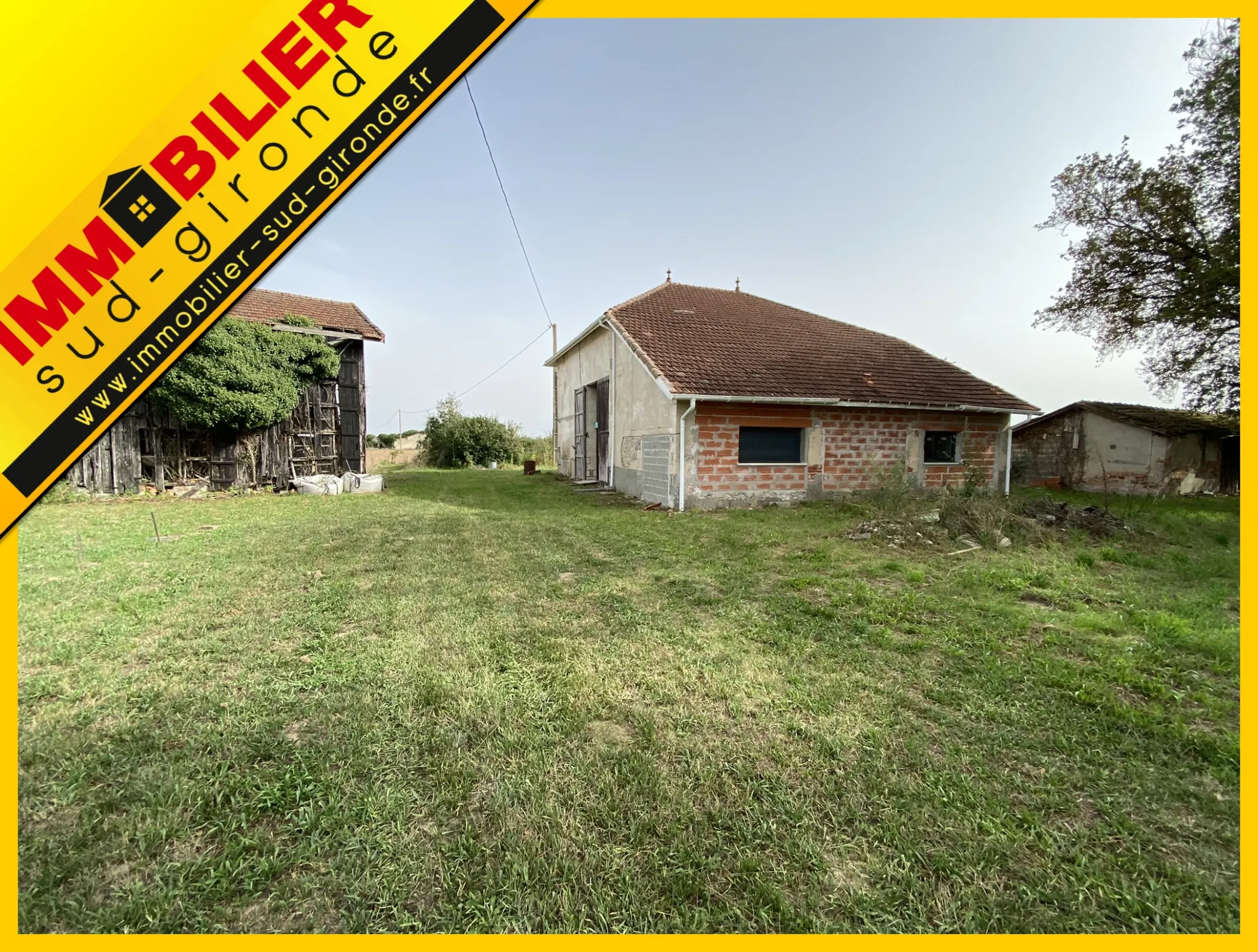 Maison en Pierre à Rénover à 10 Minutes de Langon 