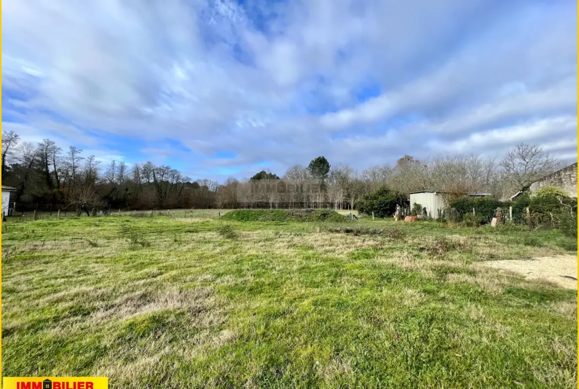 Magnifique Terrain à Bâtir avec Vue sur Prairie à Landiras 