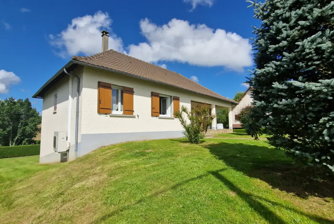 Maison rénovée à vendre à Lubersac avec jardin et dépendance 