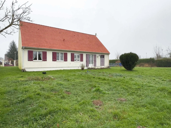 Pavillon individuel de plain-pied avec garage à Domart en Ponthieu