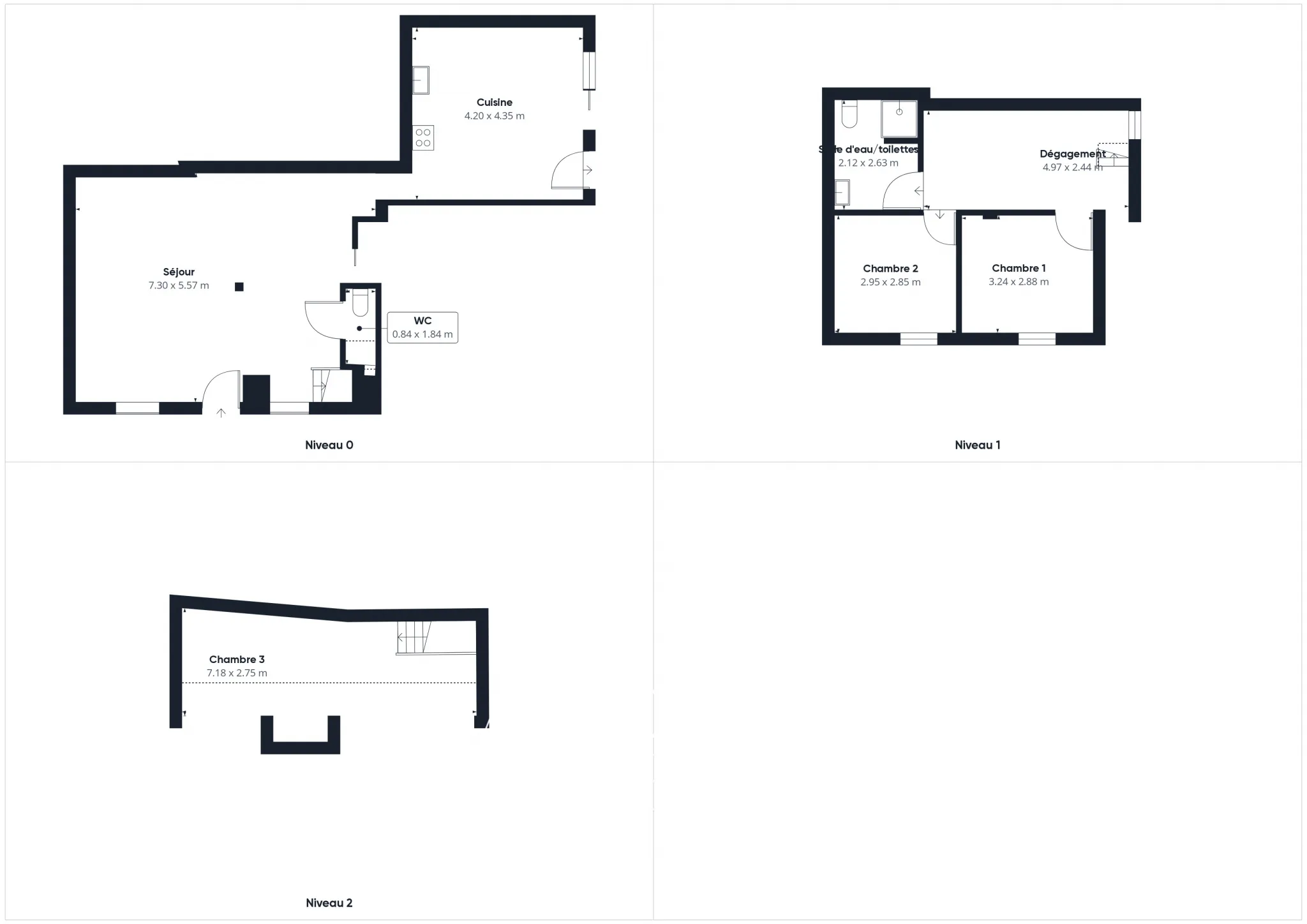 Maison 2/3 chambres avec garage et jardin à La Montagne 