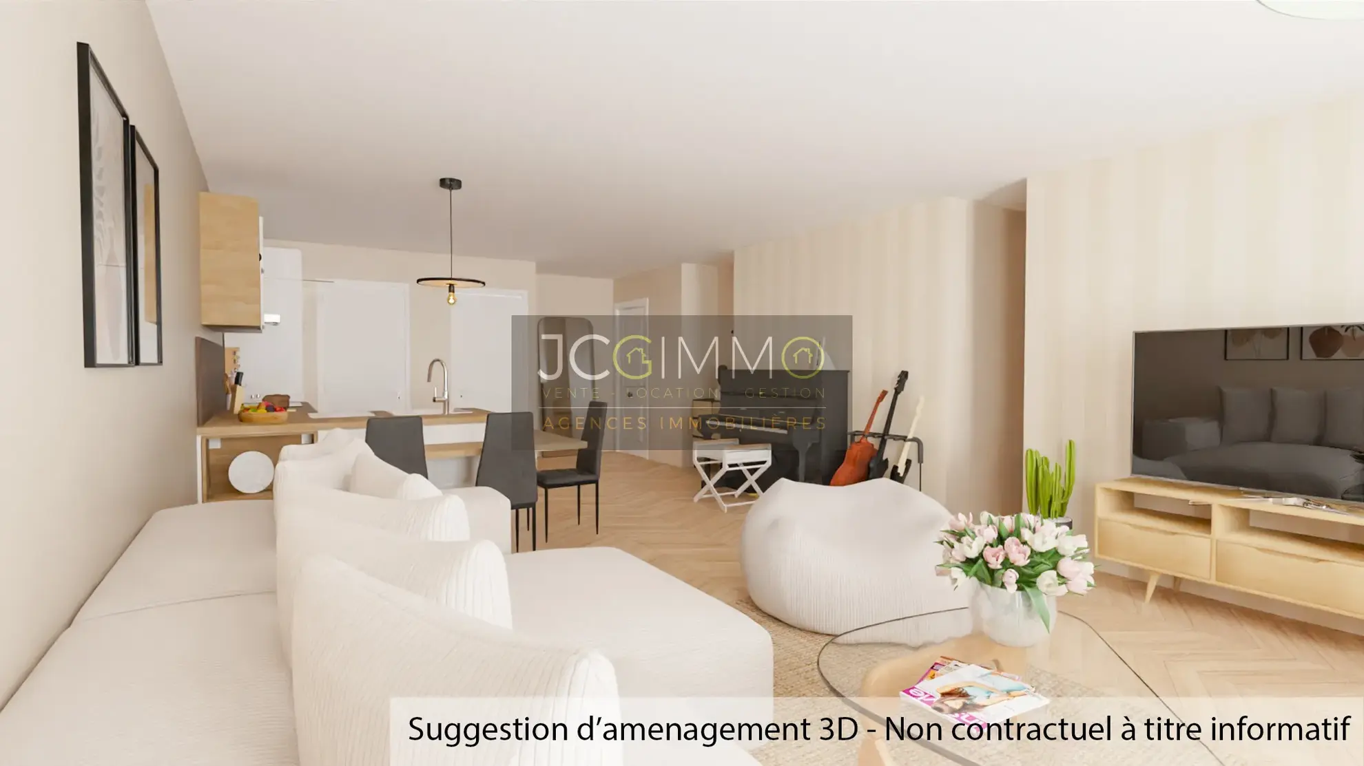 Appartement T3 Centre Ville Sollies Pont - 82,99 m² à Rénover 