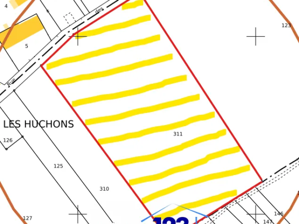 Terrain constructible de 8 254 m² à Merry-la-Vallée