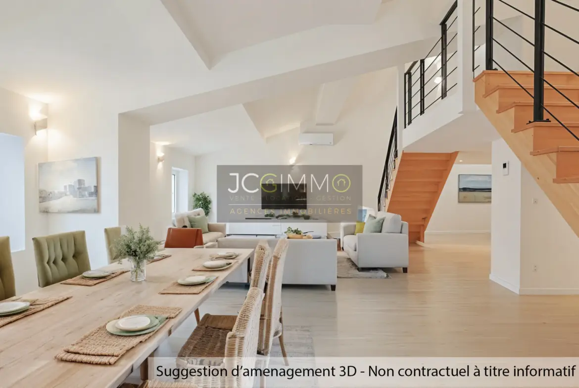 Superbe Loft Duplex T4 Rénové à Sollies Pont - 120 m² 