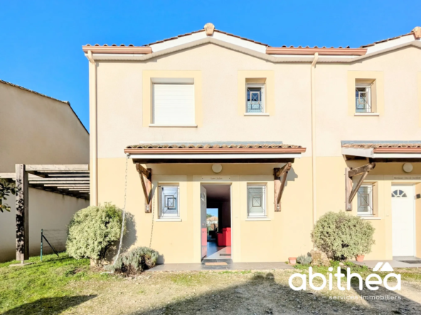 Maison mitoyenne récente (2014) à vendre à Libourne, entièrement meublée