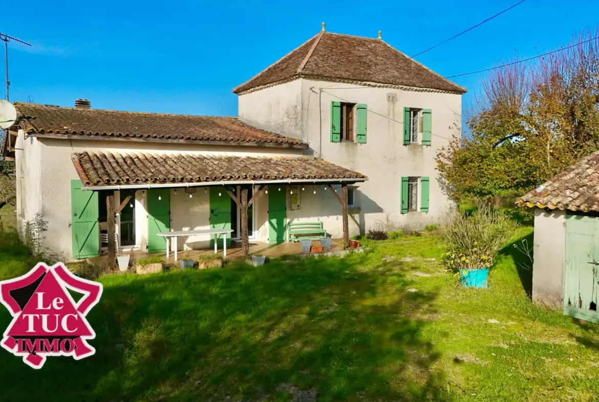 Propriété de campagne avec piscine à Monflanquin 