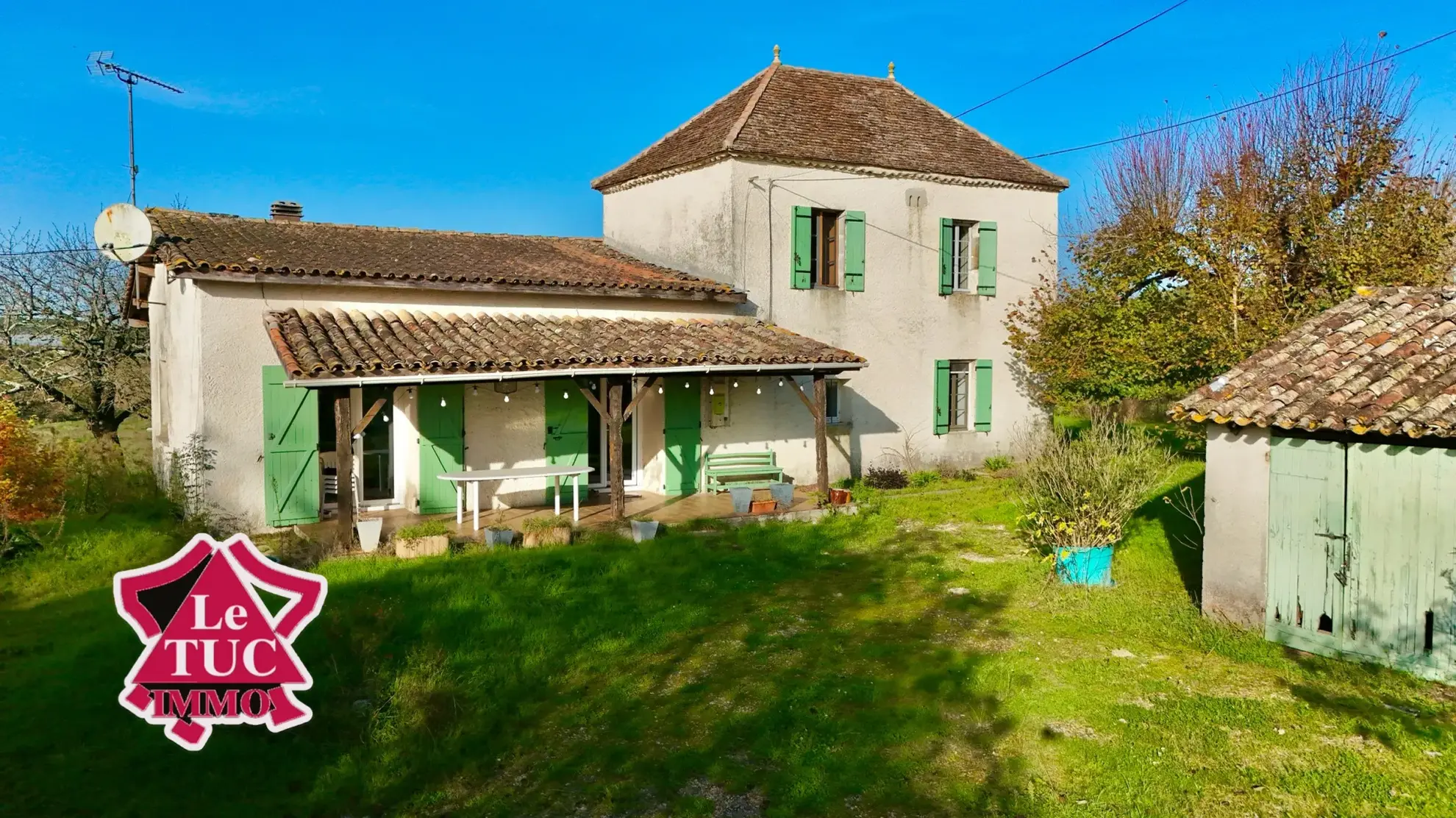 Propriété de campagne avec piscine à Monflanquin 