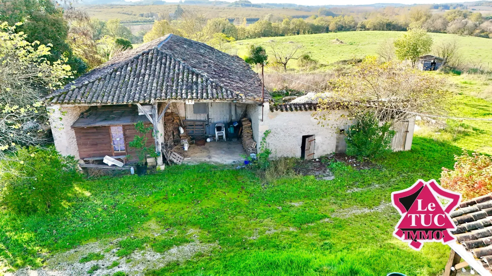 Propriété de campagne avec piscine à Monflanquin 