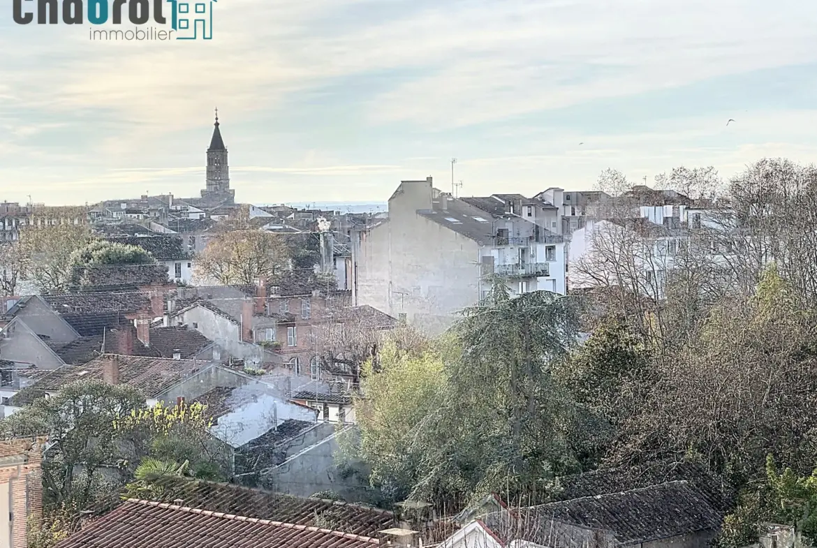 Appartement T3 à Montauban avec vue et balcons 