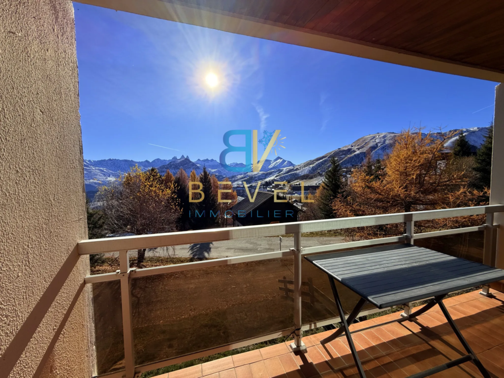 T3 de standing à La Toussuire - Vue Aiguilles d'Arves - Grand balcon