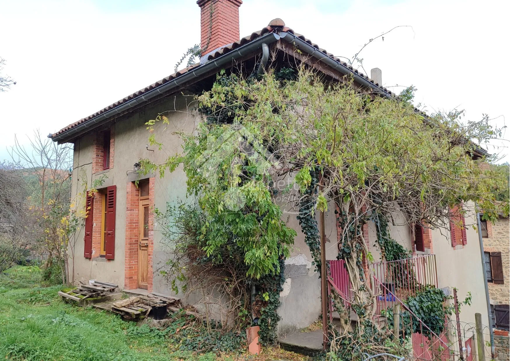 Maison Familiale Rénovée à Châteldon avec Vue sur le Château 