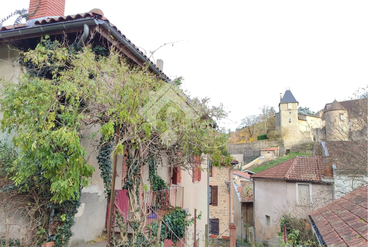 Maison Familiale Rénovée à Châteldon avec Vue sur le Château 