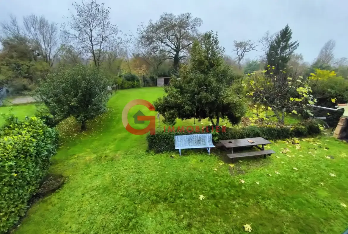 Maison T4 de plain-pied à Cazères sur l'Adour avec terrain de 1400 m2 