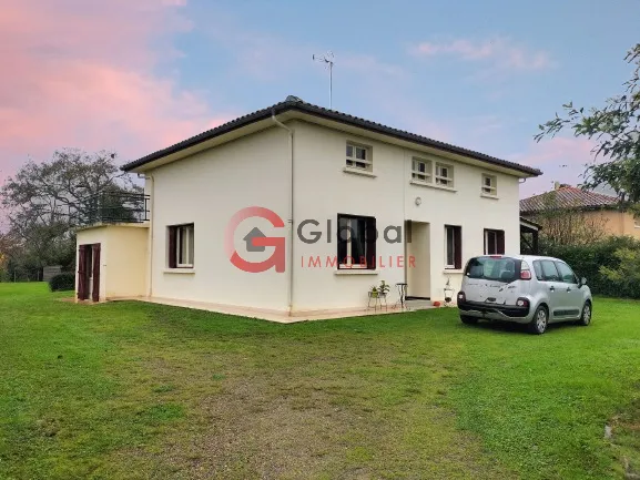 Maison T4 de plain-pied à Cazères sur l'Adour avec terrain de 1400 m2 