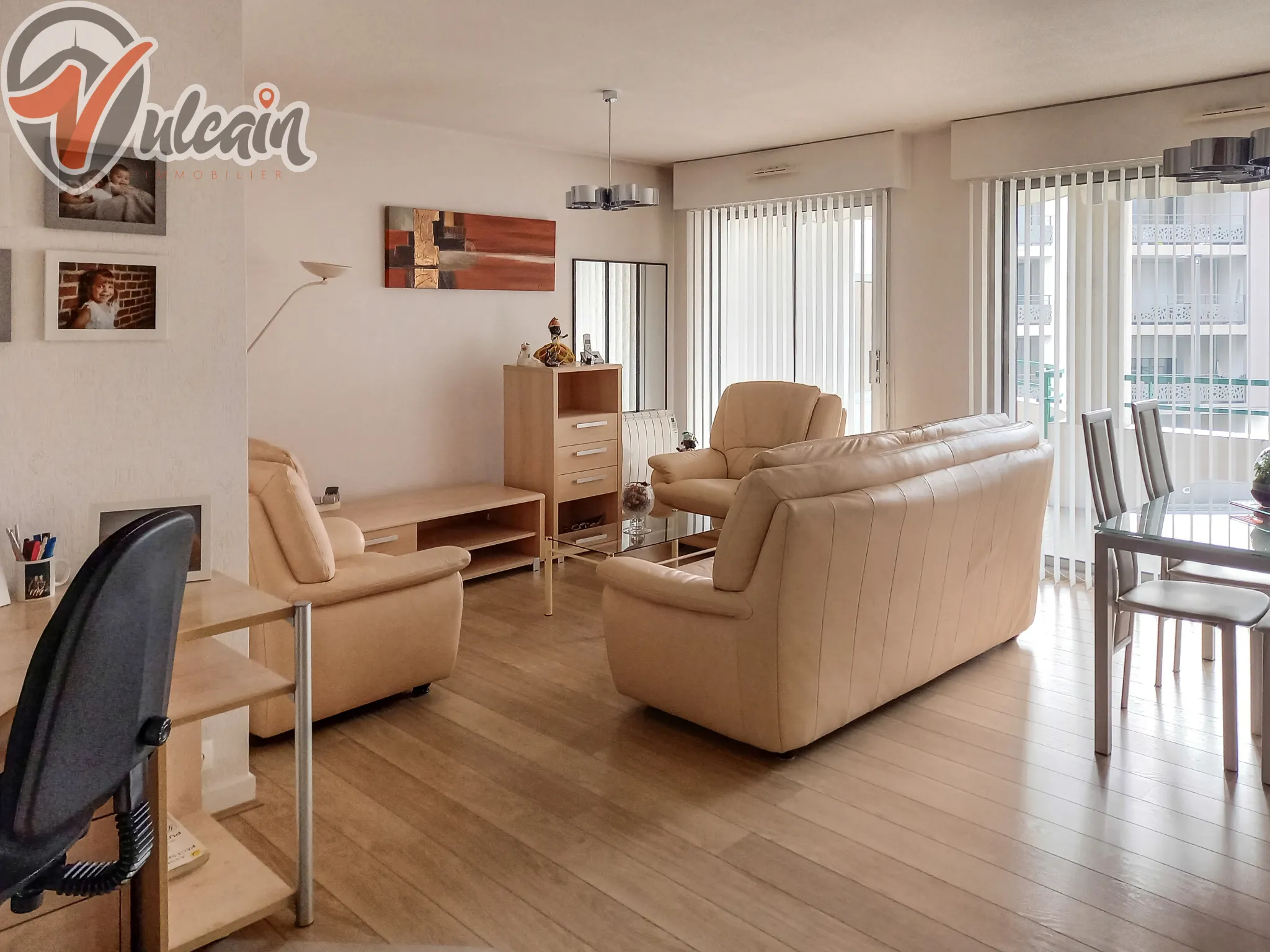 Appartement T3 spacieux avec balcon, garage et parking à Clermont-Ferrand 