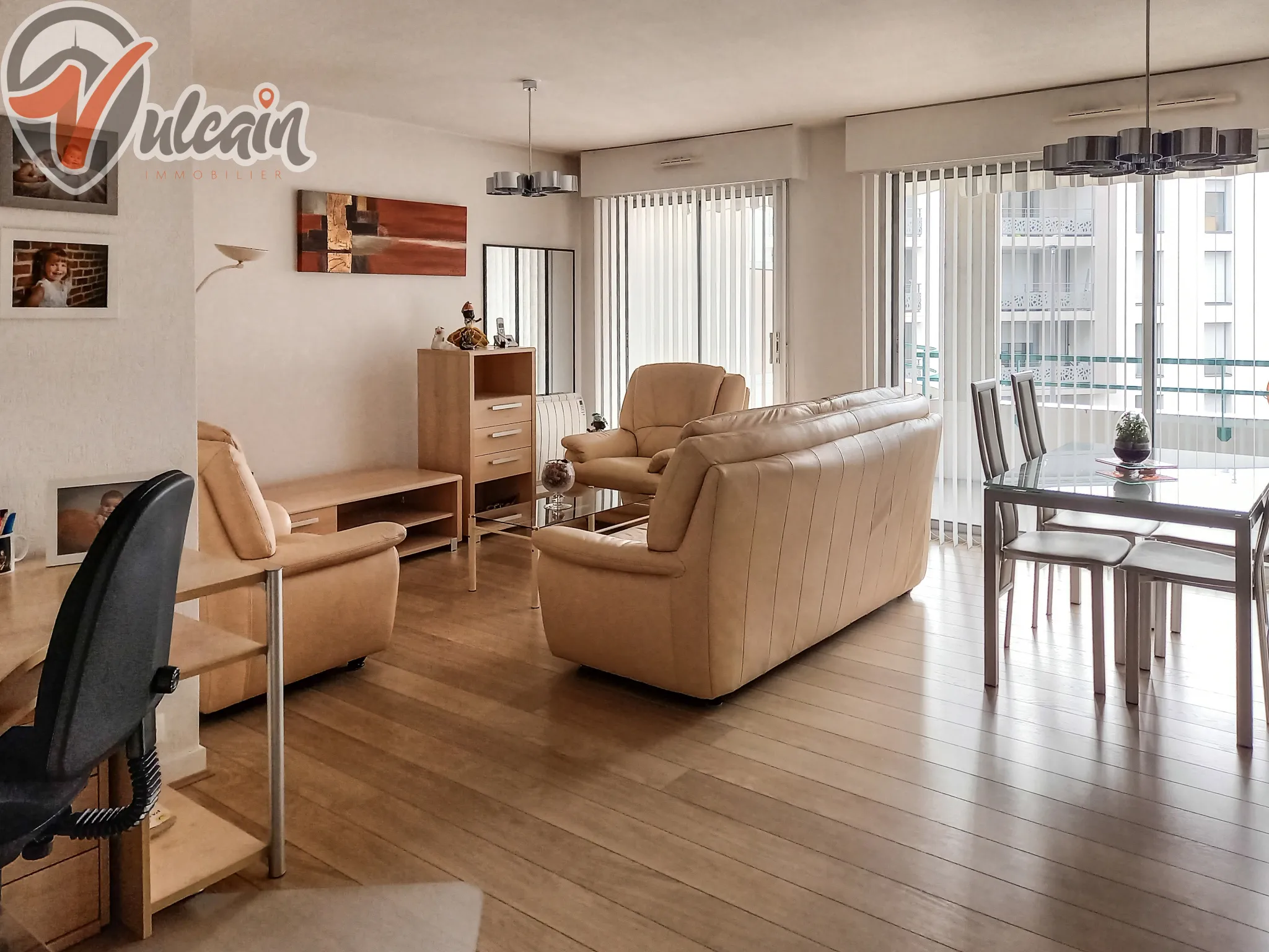 Appartement T3 spacieux avec balcon, garage et parking à Clermont-Ferrand 