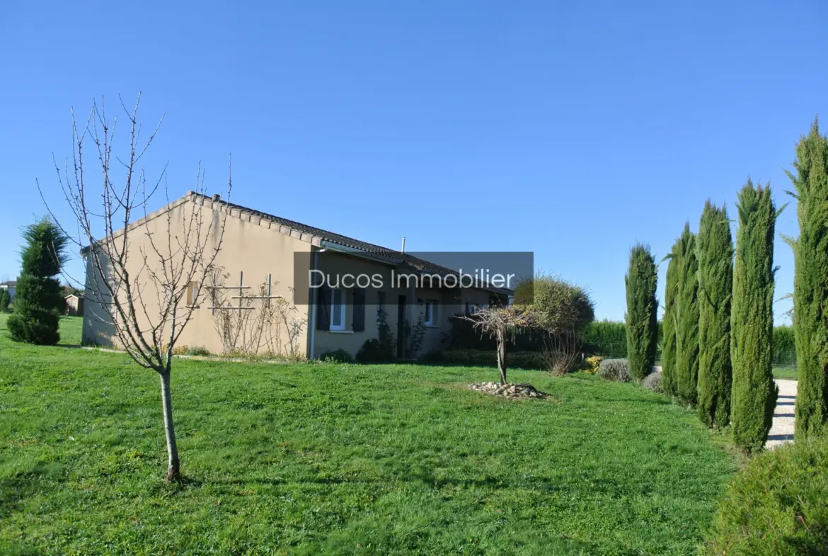 Maison de plain-pied à vendre près de Duras 