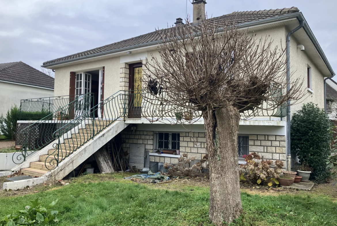 Maison de 90m² avec jardin aux Montapins à Nevers 