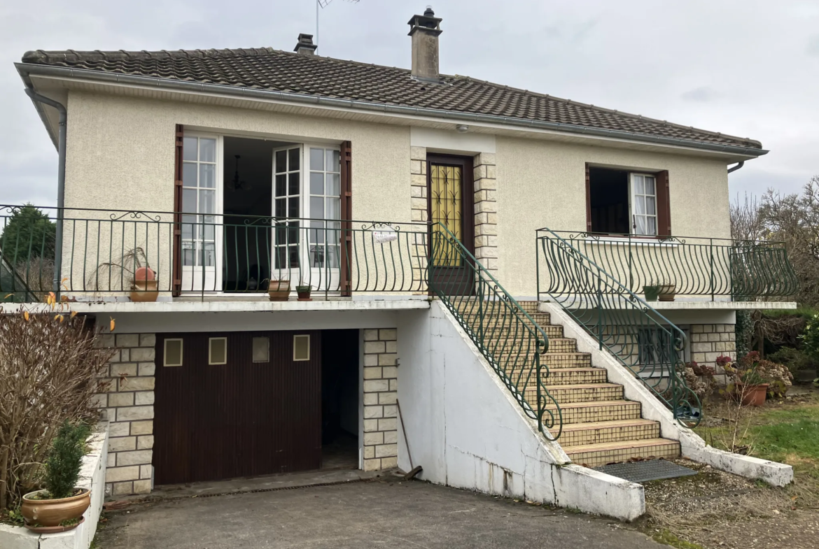 Maison de 90m² avec jardin aux Montapins à Nevers 