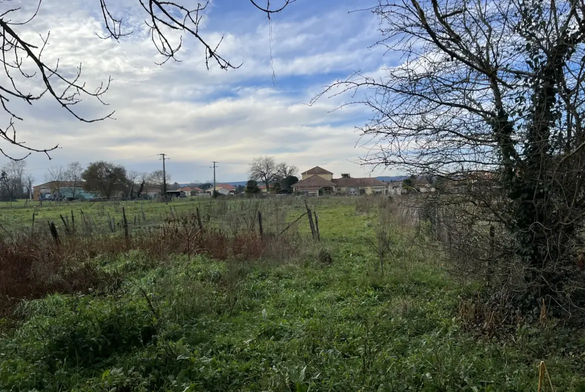 Grande maison à vendre à Bazet avec jardin constructible 