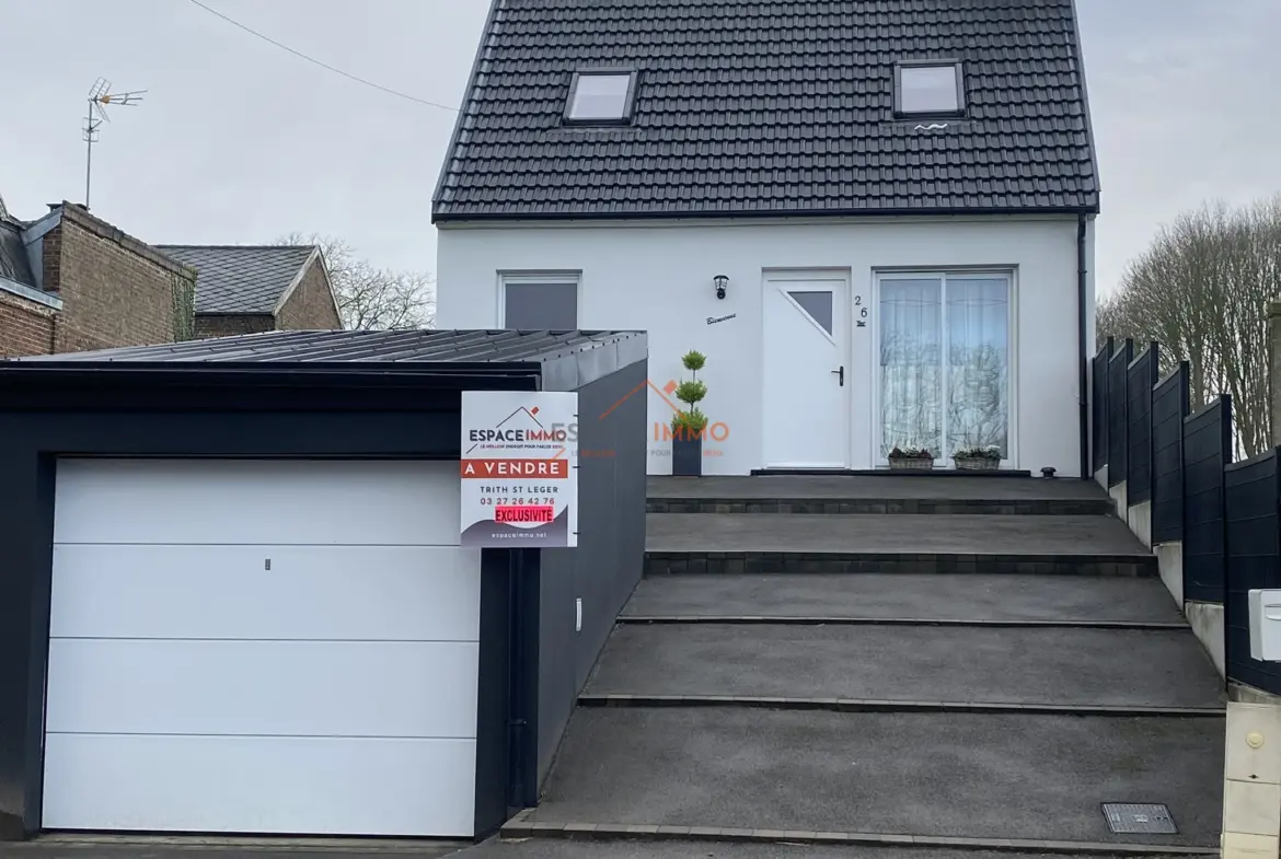 Maison individuelle à Verchain-Maugre avec jardin et garage - 93 m² - 3 chambres 