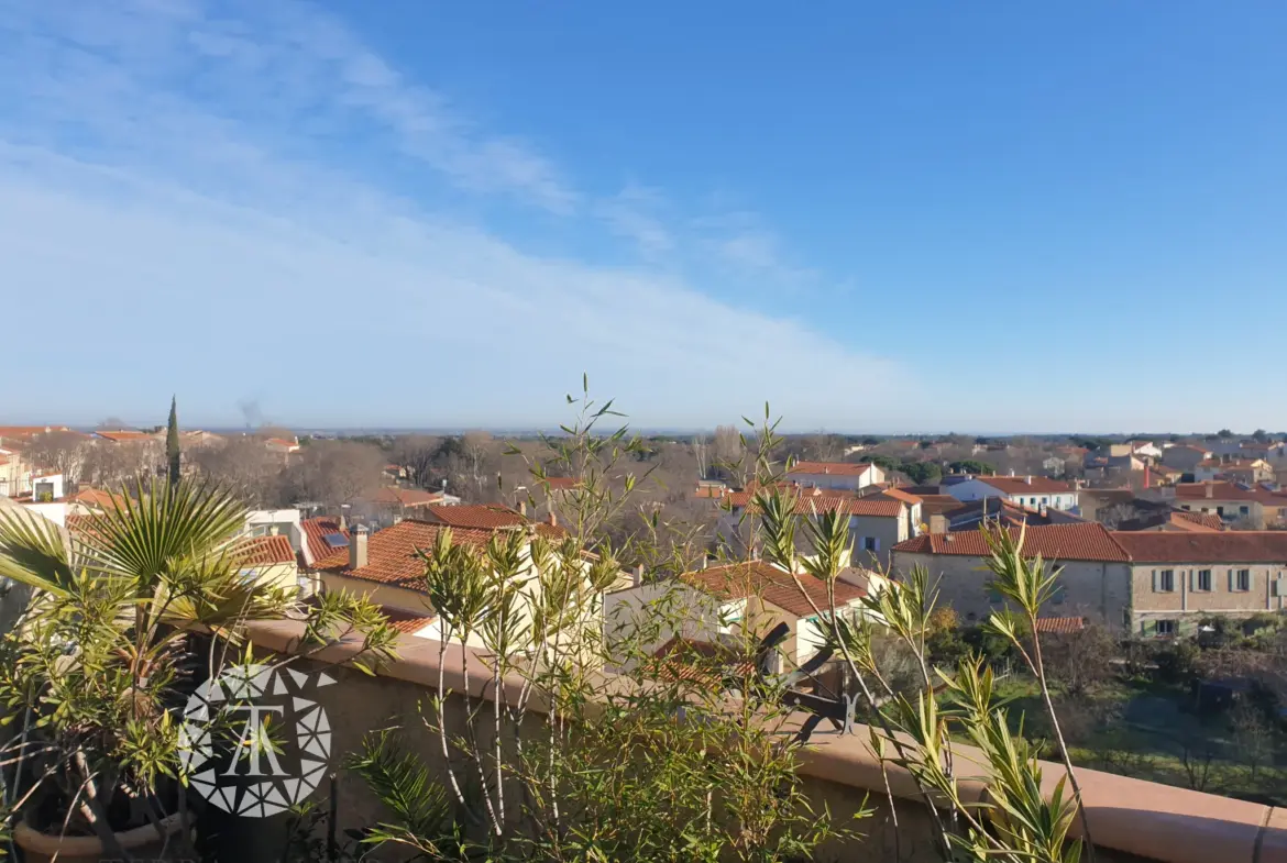 Sorede : Atypique Duplex avec Terrasse et Vues Dégagées 