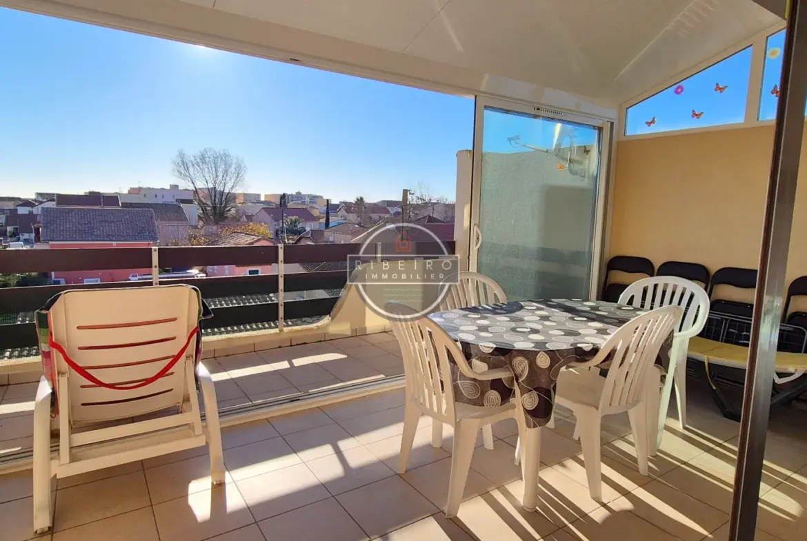 Appartement 2 pièces avec terrasse à vendre au Grau d'Agde 