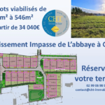 Vente terrain constructible de 241 m² à GUER (56380)