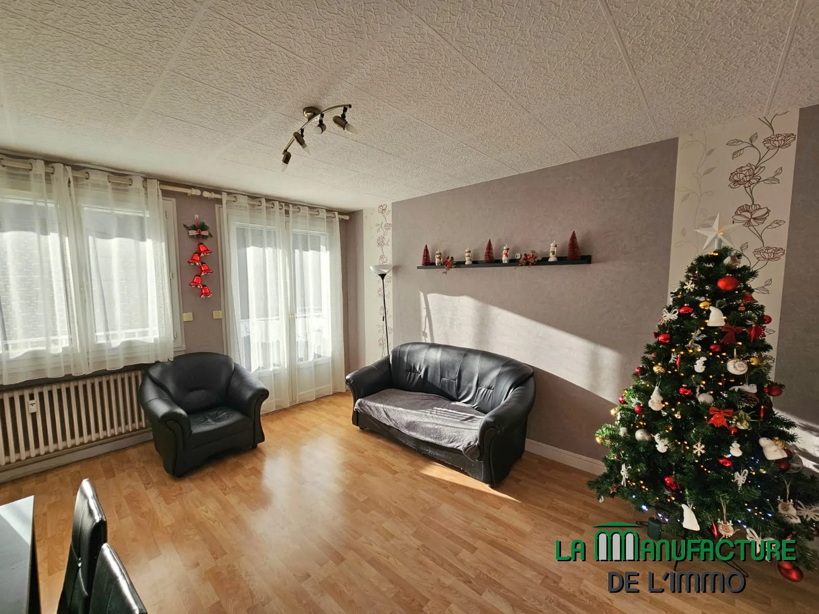 À vendre Appartement F3 traversant à Saint-Étienne avec deux balcons 