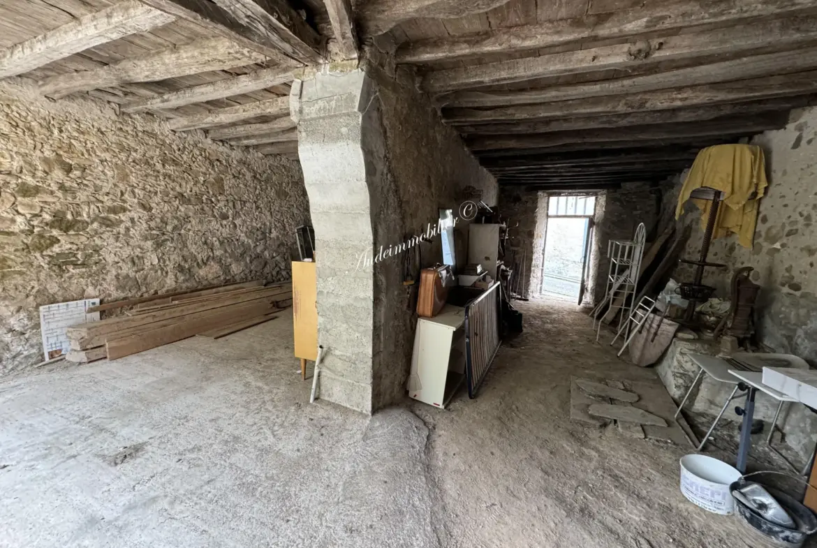 Maison de village avec jardin et étable à Mirepoix 