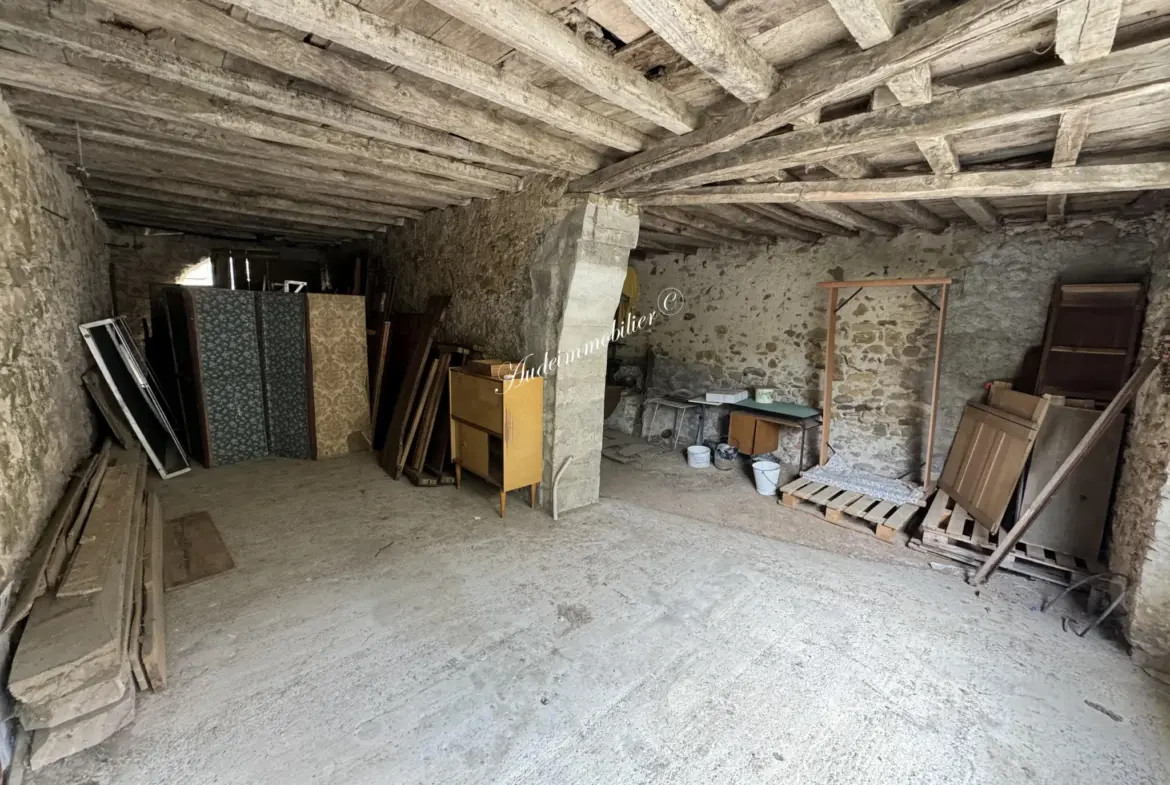 Maison de village avec jardin et étable à Mirepoix 