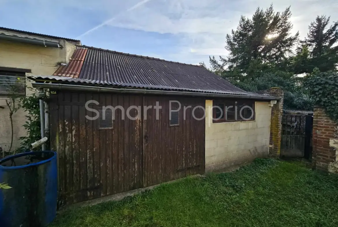 Maison avec comble aménageable et dépendance à 10 min de Gisors 