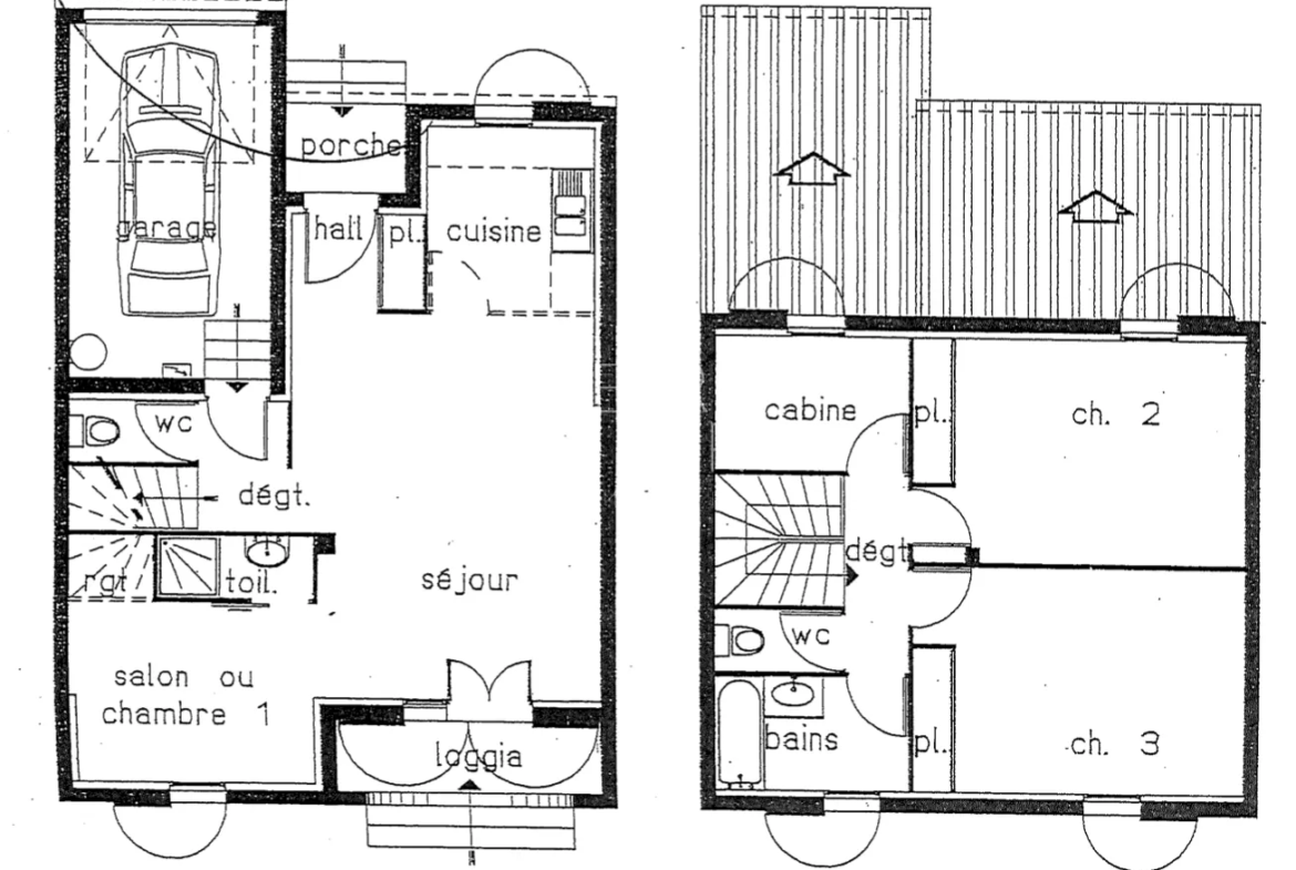 Villa en 2 faces à vendre à Alénya - 89 m² avec jardin et garage 