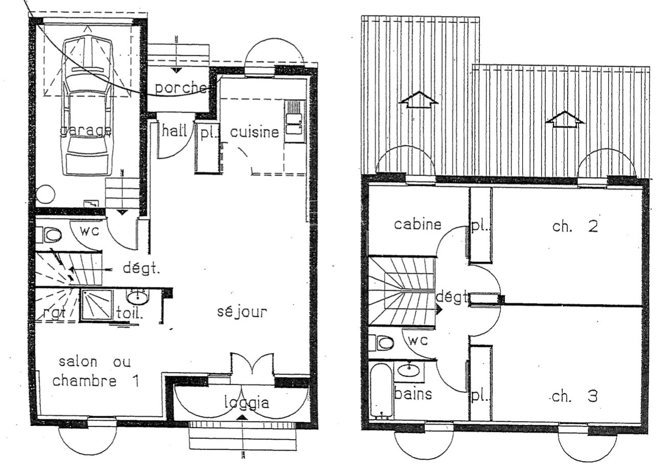 Villa en 2 faces à vendre à Alénya - 89 m² avec jardin et garage 