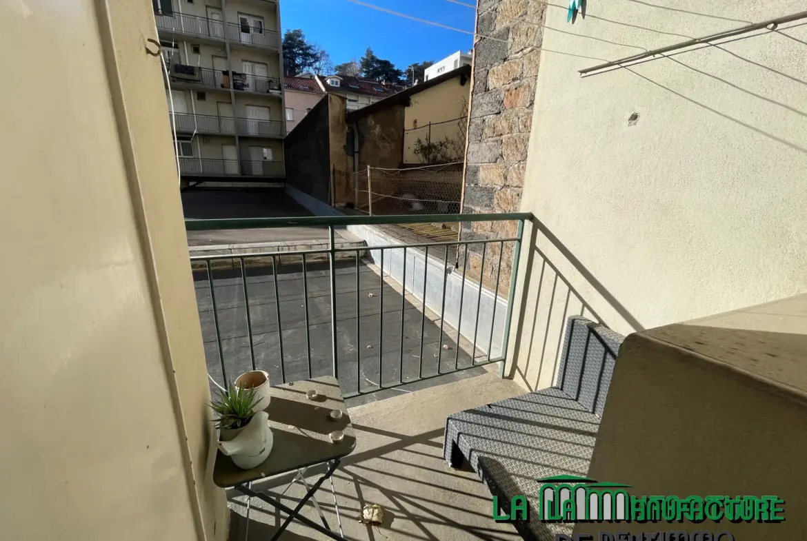 Appartement F3 avec balcon et cave à Saint-Étienne 