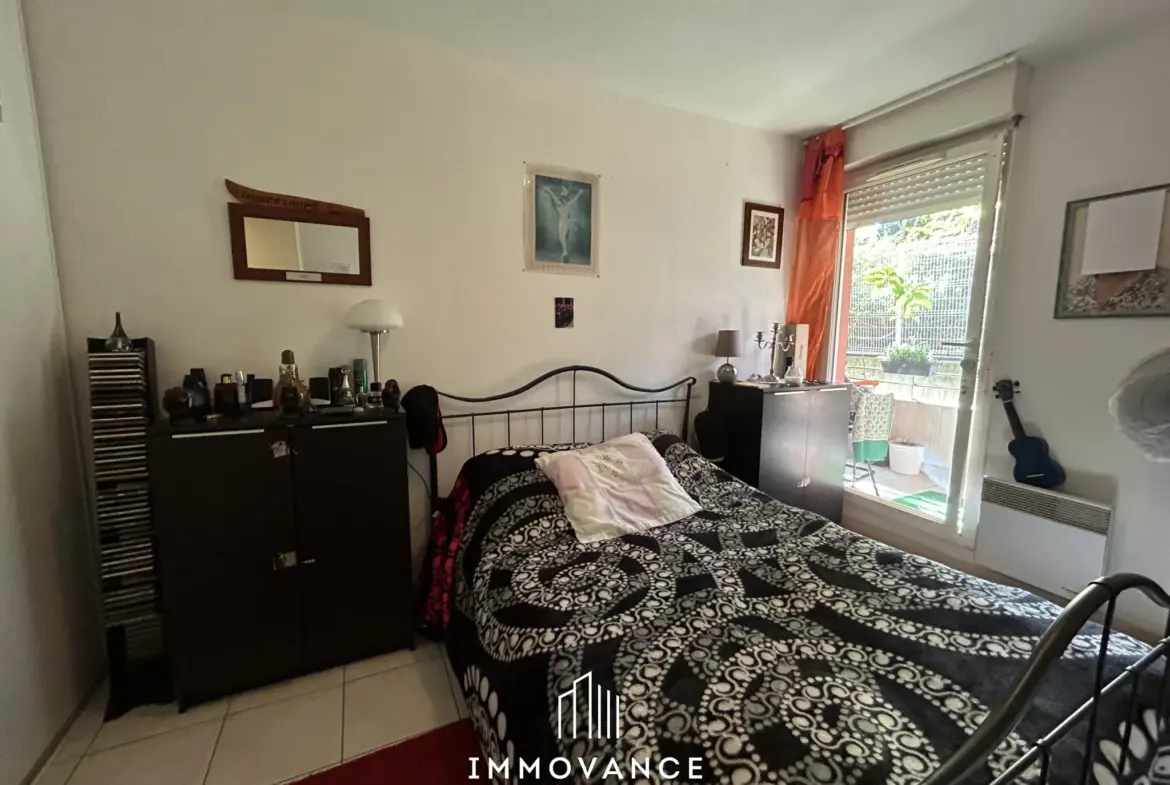 Appartement trois pièces en rez-de-chaussée à Montpellier, vendu loué 