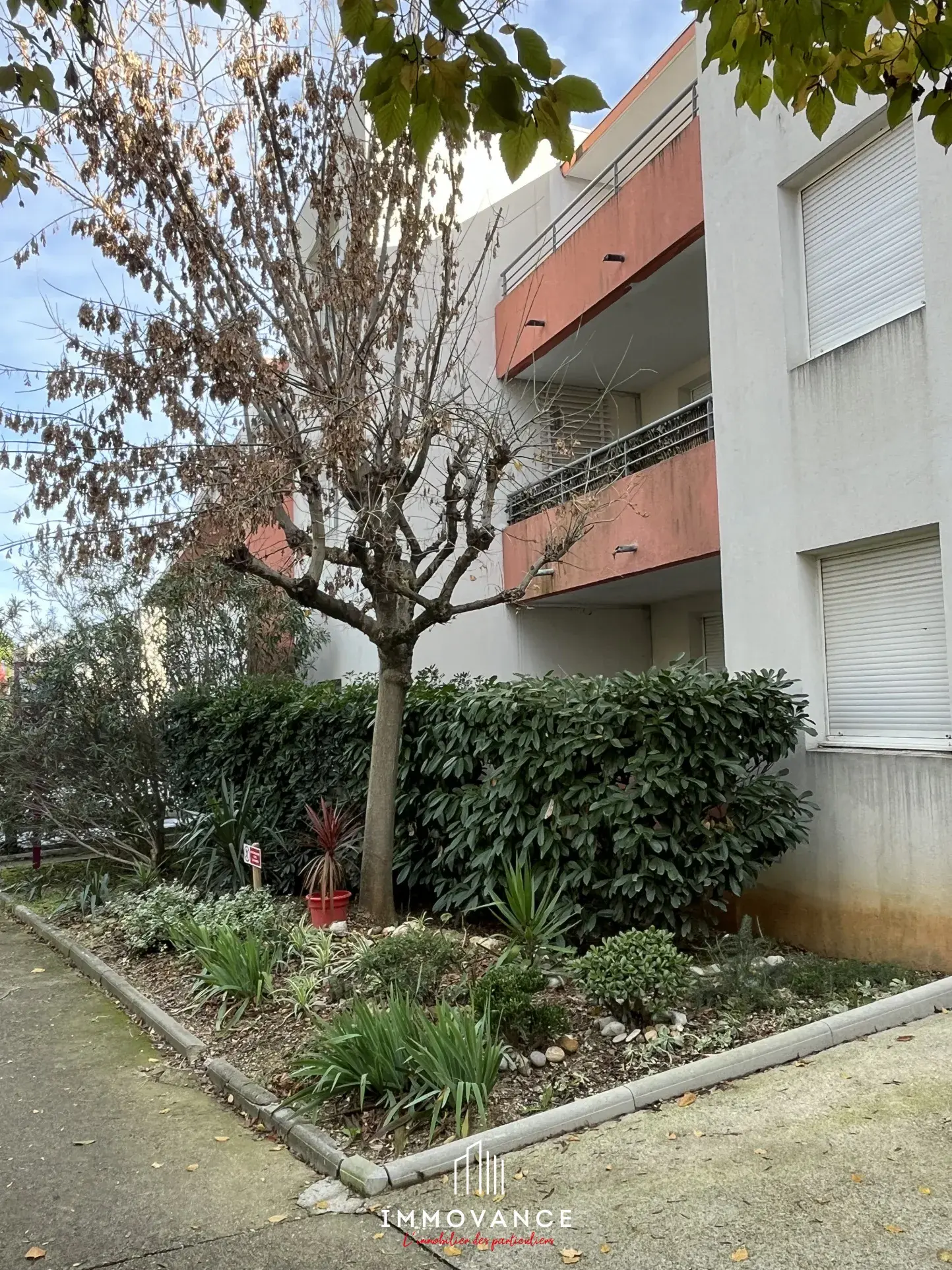 Appartement trois pièces en rez-de-chaussée à Montpellier, vendu loué 