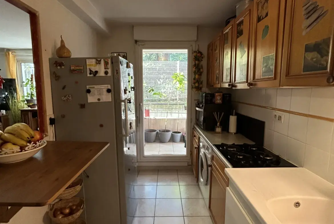 Appartement trois pièces en rez-de-chaussée à Montpellier, vendu loué 