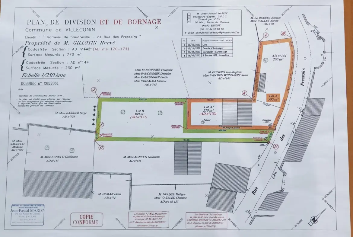 Terrain à bâtir de 500 m2 à Dourdan, 10 min de Dourdan 