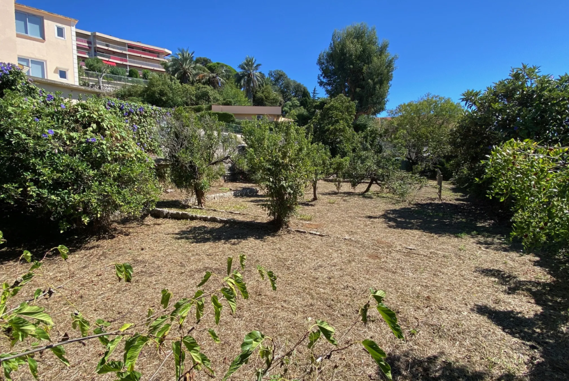 Rare Terrain à Bâtir de 608 m² à CANNES LA BOCCA 