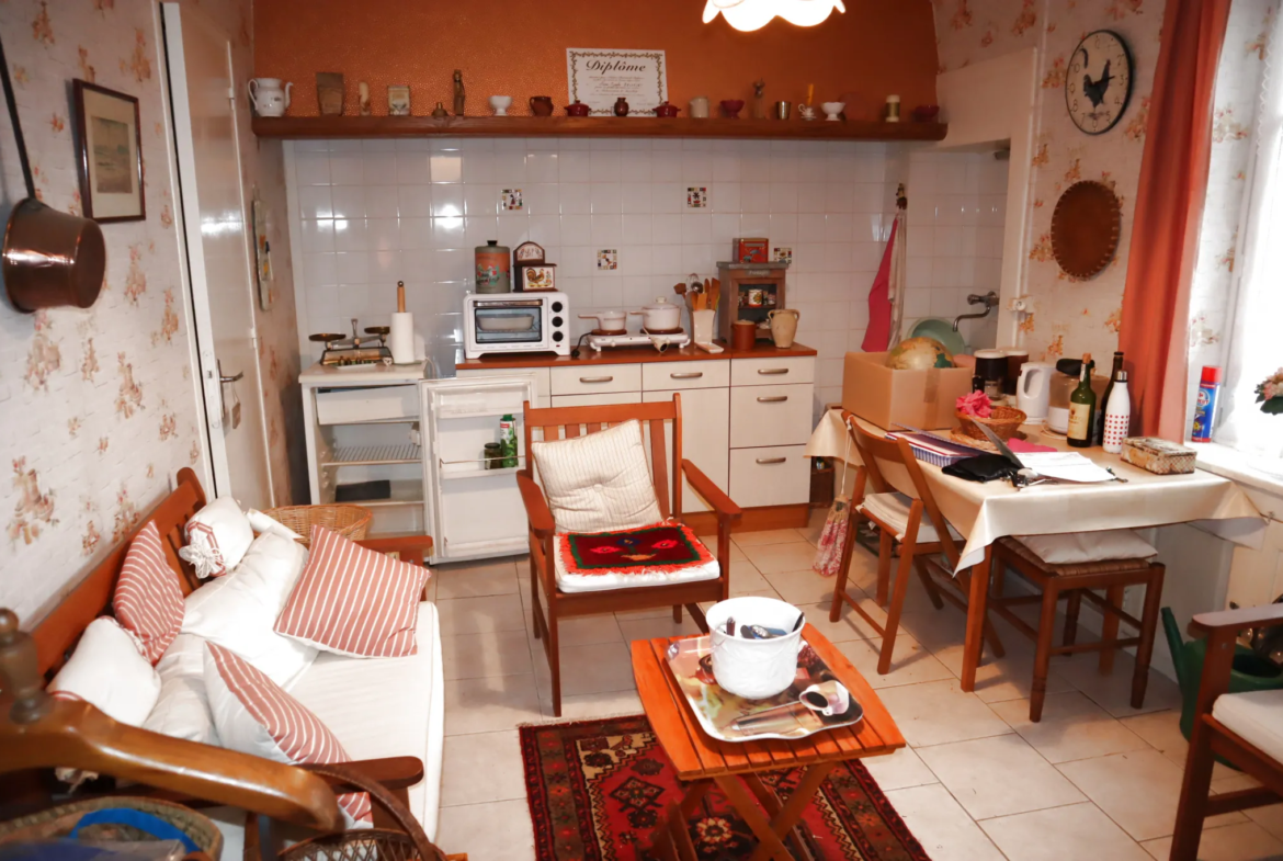 À vendre : appartement 3 pièces à Curgy avec jardin 