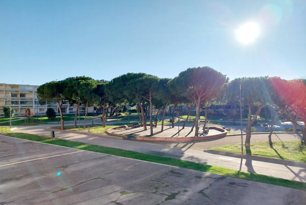 Appartement T1 à Balaruc-les-Bains avec vue sur le Parc Charles de Gaulle 