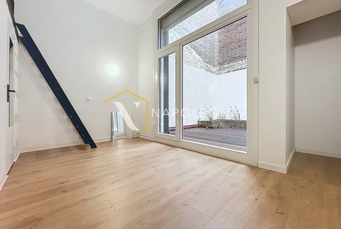 Superbe Appartement T2 Bis Rénové à Lille 