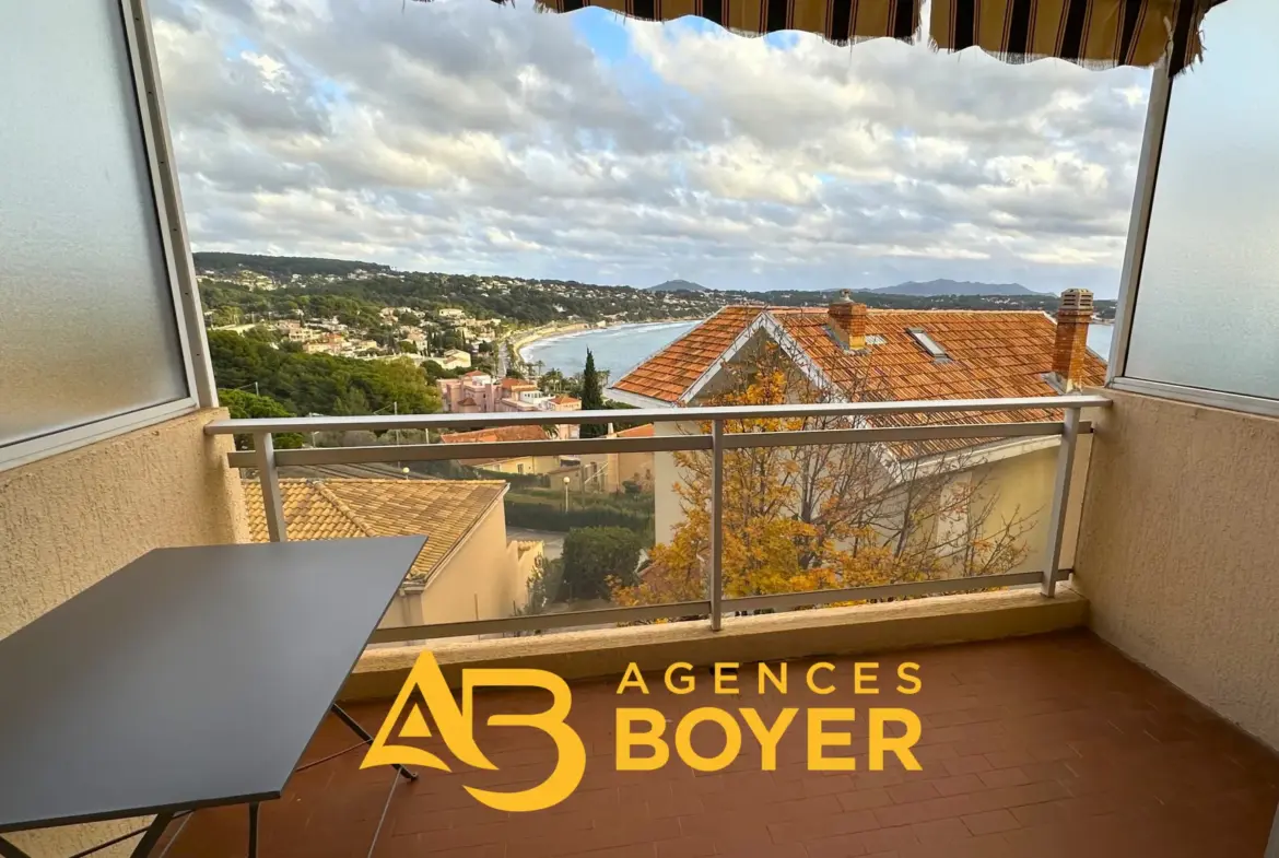 Studio Vue Mer à Bandol avec Terrasse et Parking 