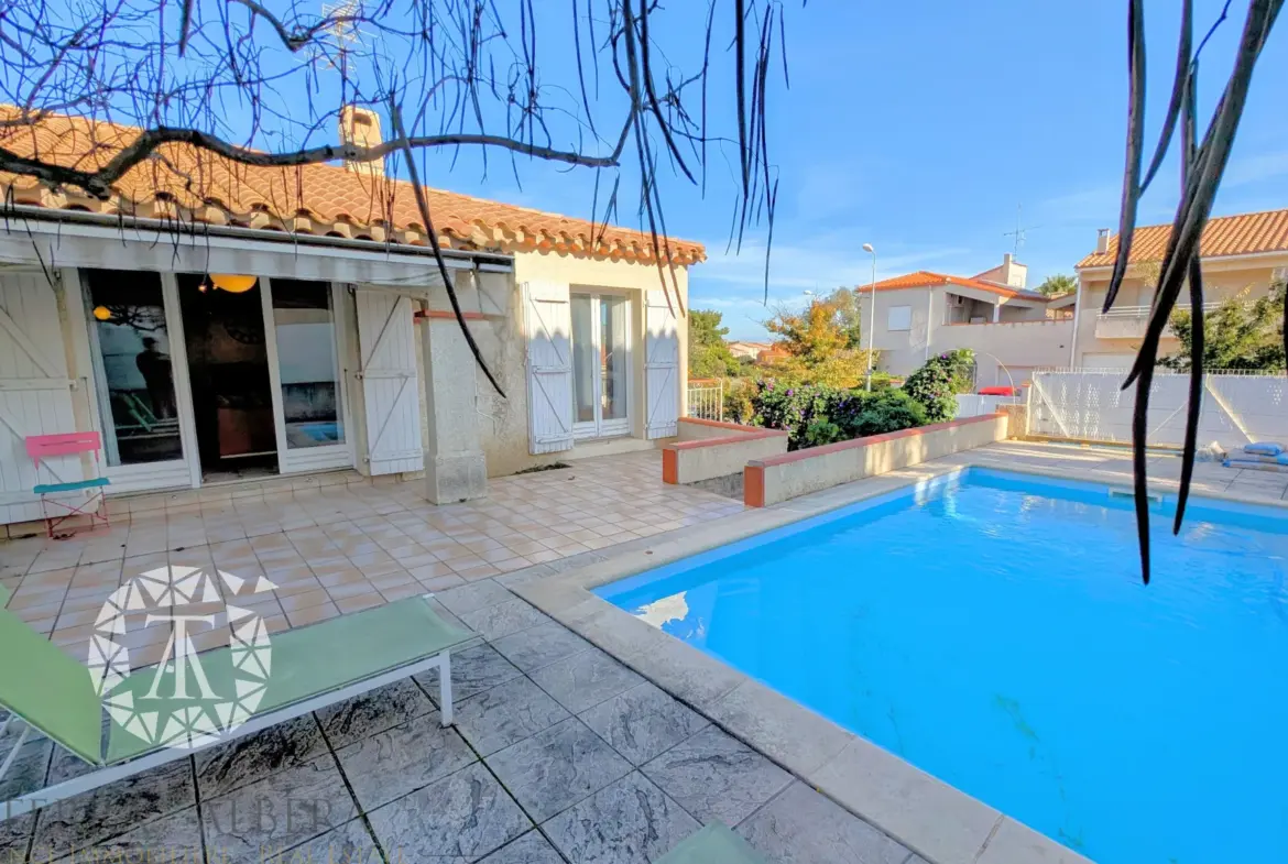 Villa 3 Faces avec Piscine à Perpignan - Quartier Calme 